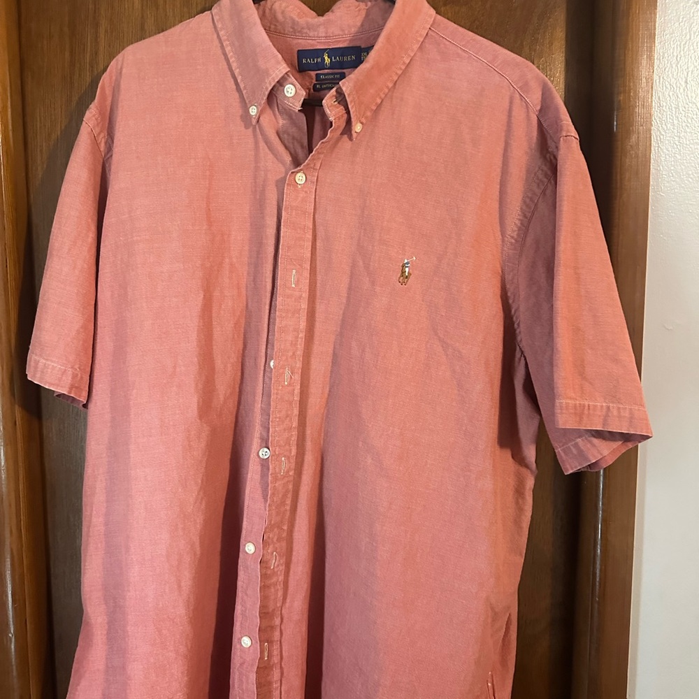 Ralph Lauren Pink Casual Button Down Shirt